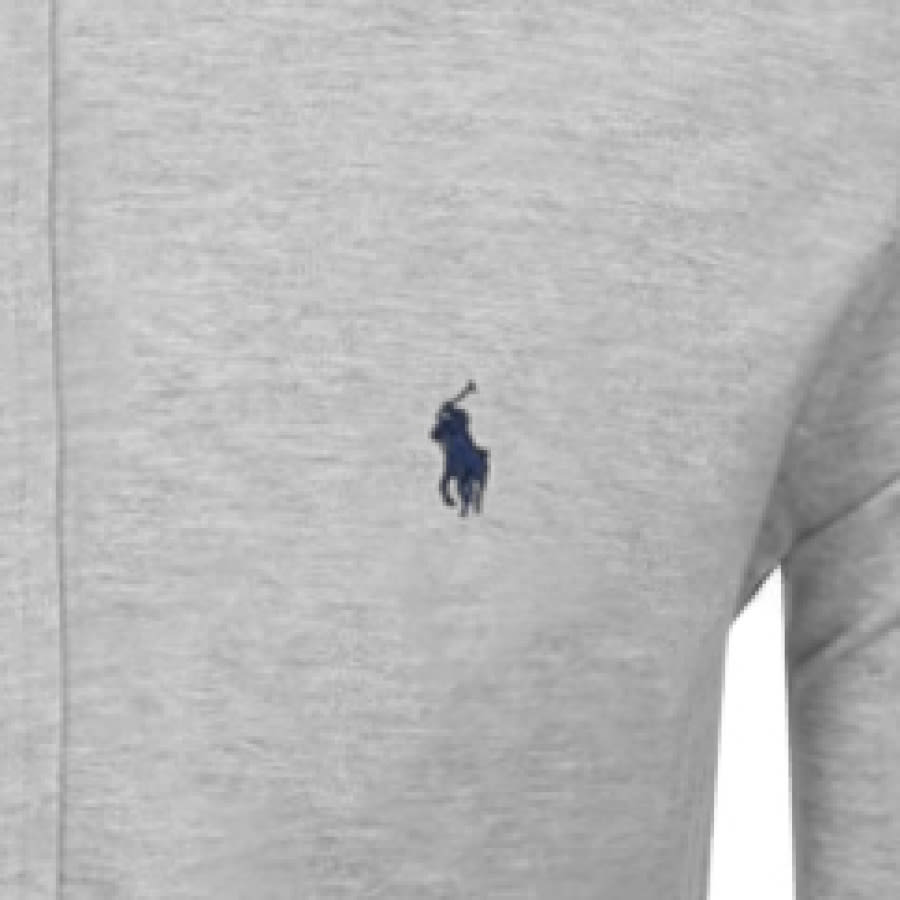 Alternative Image for ProductRalph Lauren Featherweight Mesh Shirt Grey3
